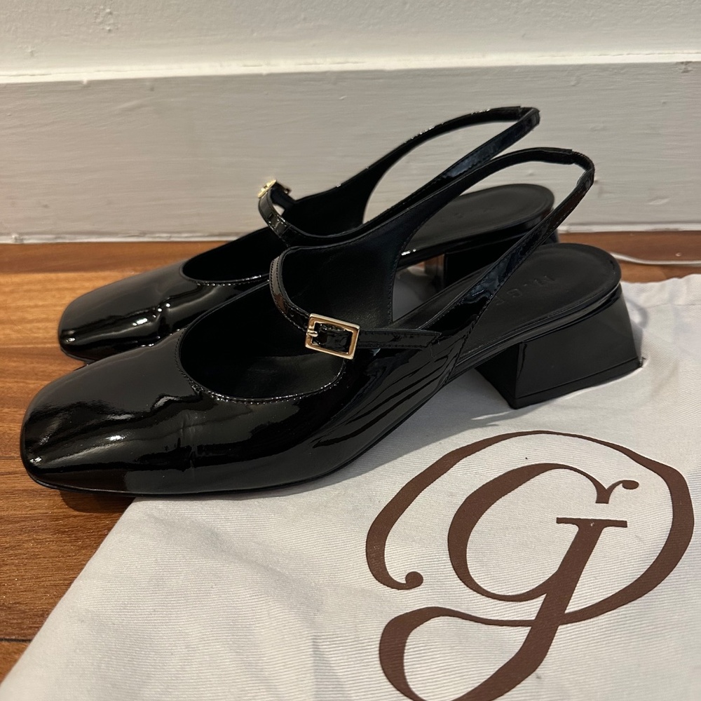 M. Gemi, 'The Agnese,' square toe sling back, Size 8